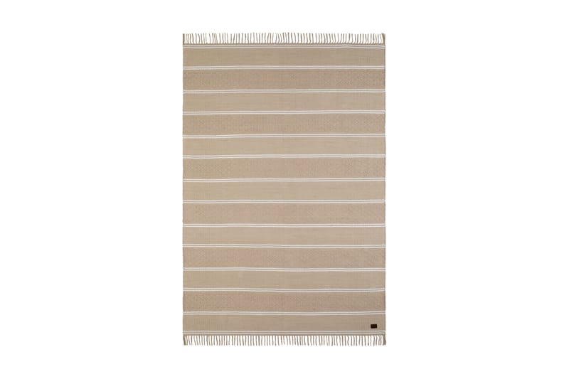 Solhaga Bomullsmatta 133x190 cm - Ljus Linnebrun - Textil & mattor - Matta - Modern matta - Bomullsmatta