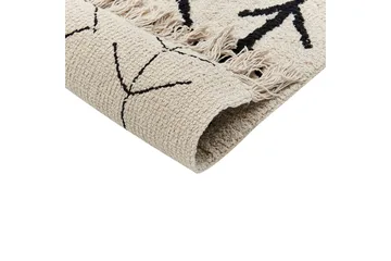 Bozkir Bomullsmatta 160x230 cm - Beige - Textil & mattor - Matta - Modern matta - Bomullsmatta