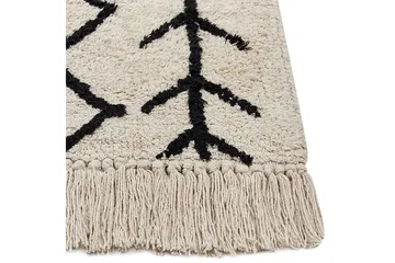 Bozkir Bomullsmatta 160x230 cm - Beige - Textil & mattor - Matta - Modern matta - Bomullsmatta