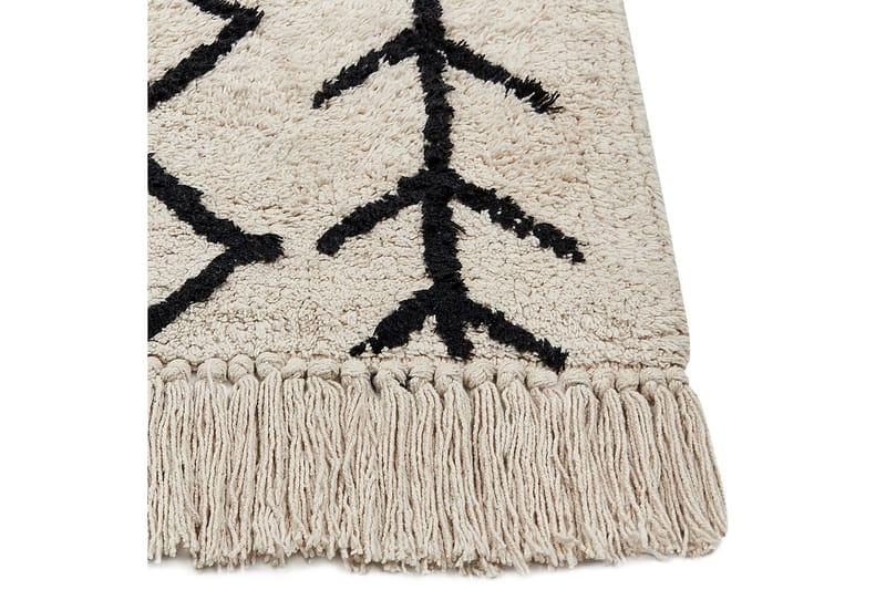 Bozkir Bomullsmatta 160x230 cm - Beige - Textil & mattor - Matta - Modern matta - Bomullsmatta
