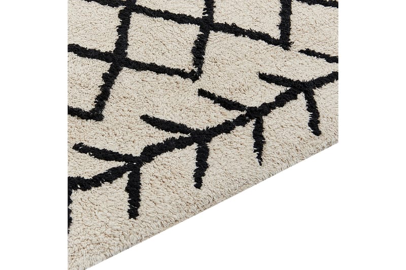Bozkir Bomullsmatta 160x230 cm - Beige - Textil & mattor - Matta - Modern matta - Bomullsmatta