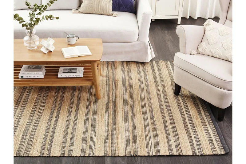 Budho Jutematta 160x230 cm - Grå - Textil & mattor - Matta - Modern matta - Jutematta & hampamatta