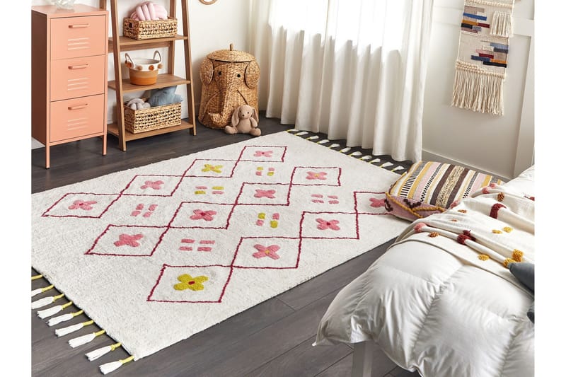 Cavus Bomullsmatta 160x230 cm - Vit - Textil & mattor - Matta - Modern matta - Bomullsmatta