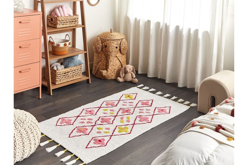 Cavus Bomullsmatta 80x150 cm - Vit - Textil & mattor - Matta - Modern matta - Bomullsmatta