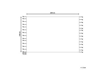 Corum Ryamatta 140x200 cm - Beige - Textil & mattor - Matta - Modern matta - Ryamatta