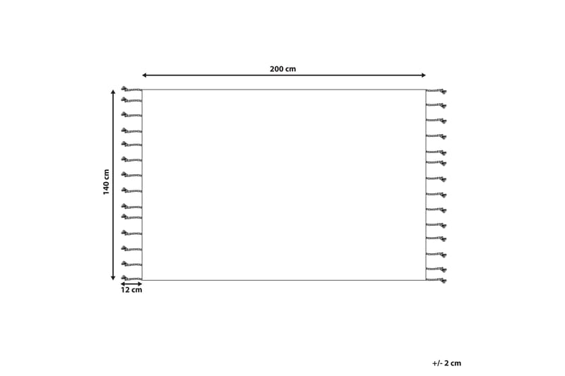 Corum Ryamatta 140x200 cm - Beige - Textil & mattor - Matta - Modern matta - Ryamatta