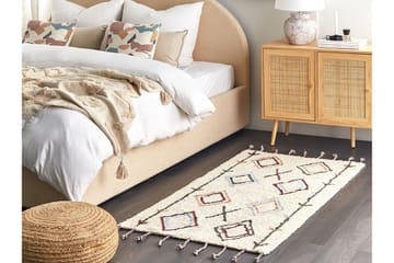 Corum Ryamatta 80x150 cm - Beige - Textil & mattor - Matta - Modern matta - Bomullsmatta