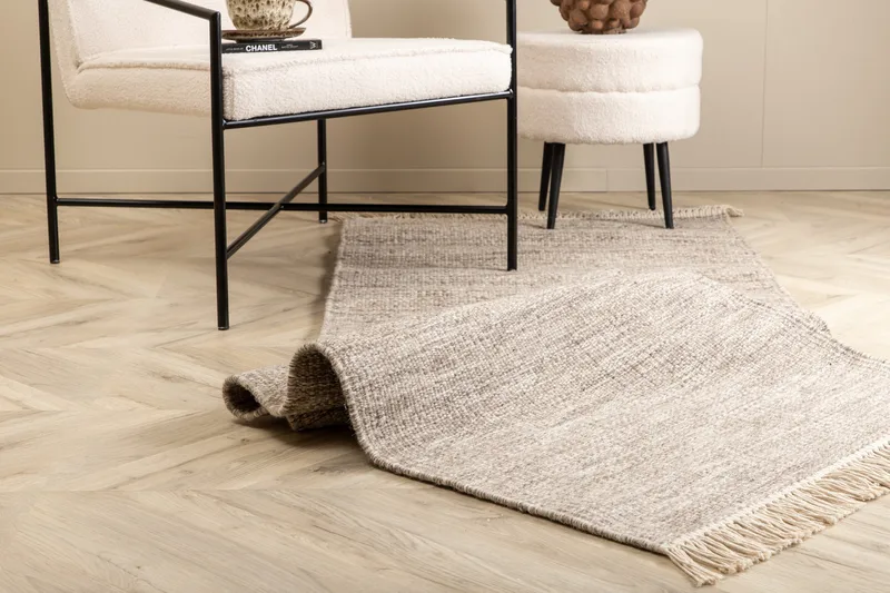 Cyrus Ullmatta 80x250 cm - Beige - Textil & mattor - Matta - Modern matta - Ullmatta