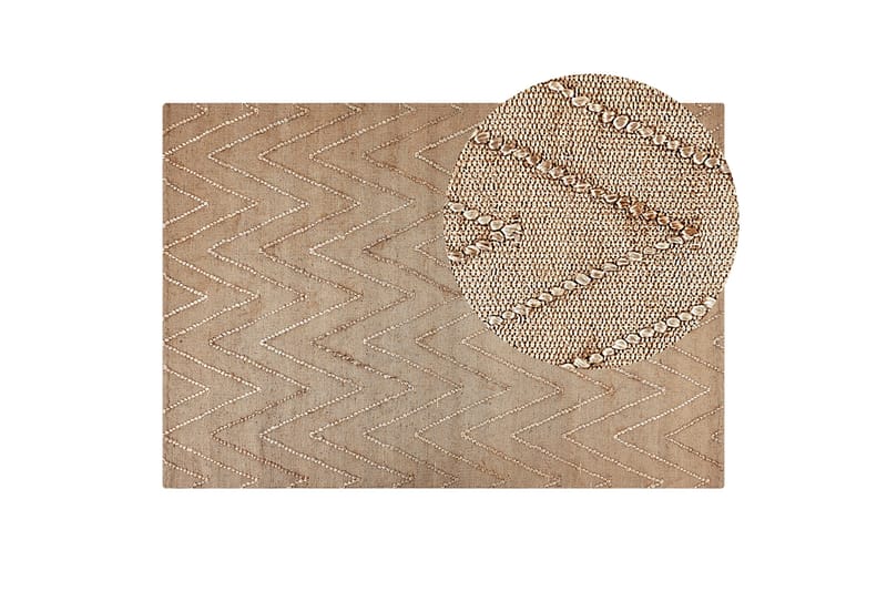 Daday Jutematta 140x200 cm - Beige - Textil & mattor - Matta - Modern matta - Jutematta & hampamatta