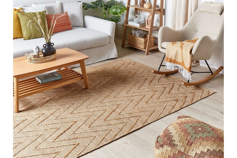 Daday Jutematta 160x230 cm - Beige - Textil & mattor - Matta - Modern matta - Jutematta & hampamatta