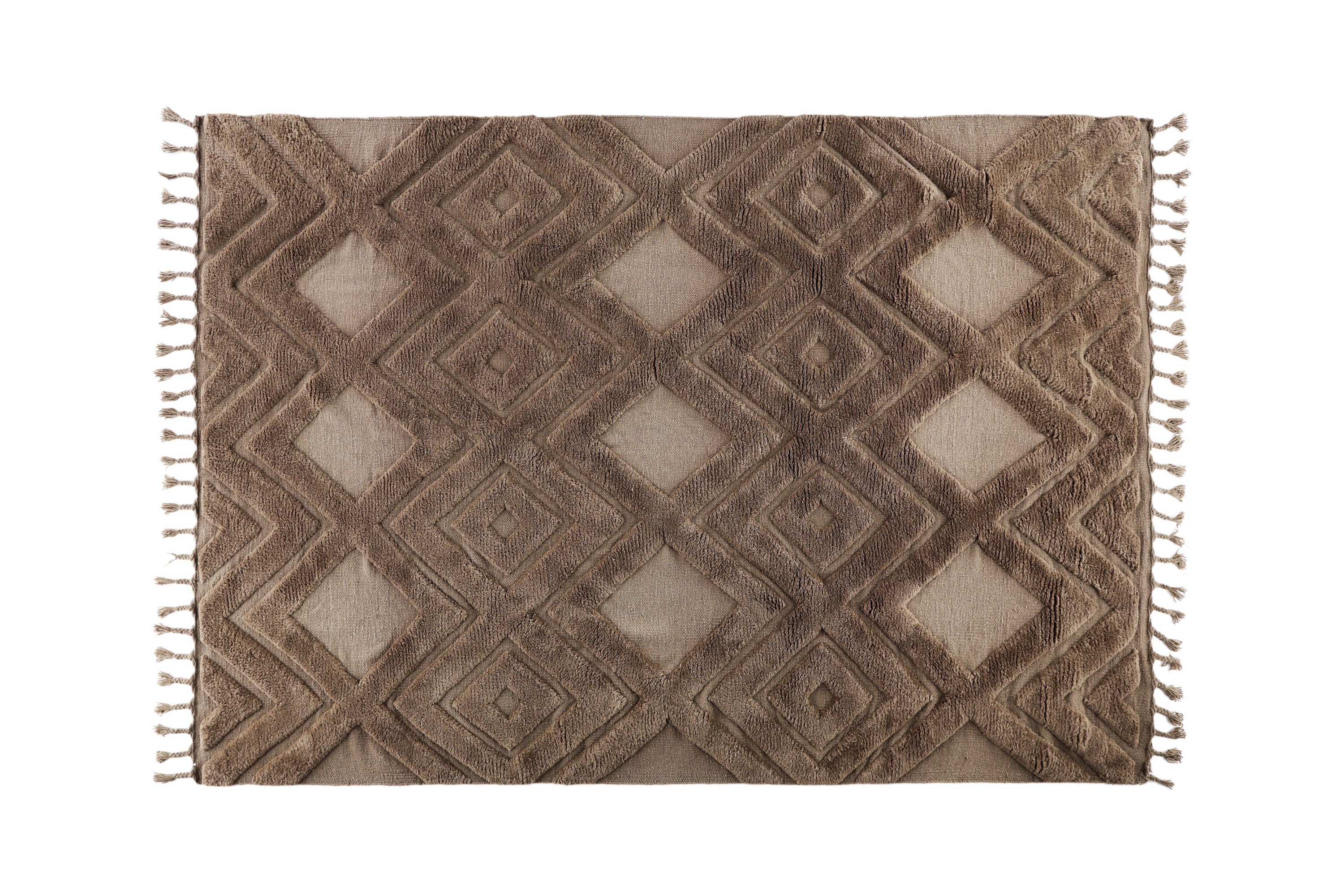 Dahlia Ullmatta 160x230 cm Rektangulär Nougat