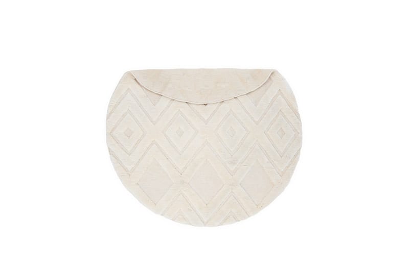 Dahlia Ullmatta 200 cm Rund - Vit - Textil & mattor - Matta - Modern matta - Ullmatta