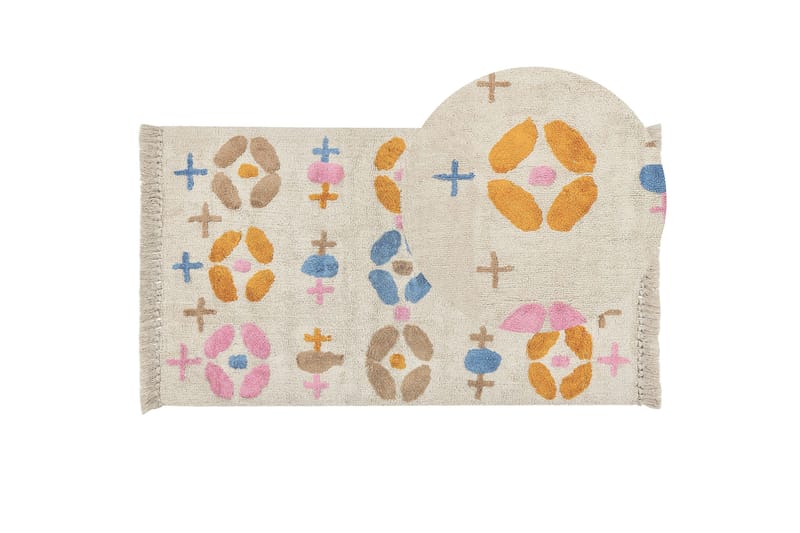 Daran Bomullsmatta 80x150 cm - Beige - Textil & mattor - Matta - Modern matta - Bomullsmatta