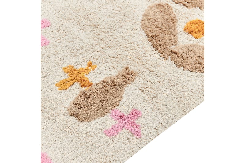 Daran Bomullsmatta 80x150 cm - Beige - Textil & mattor - Matta - Modern matta - Bomullsmatta