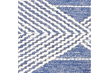 Datca Ullmatta 140x200 cm - Blå - Textil & mattor - Matta - Modern matta - Ullmatta