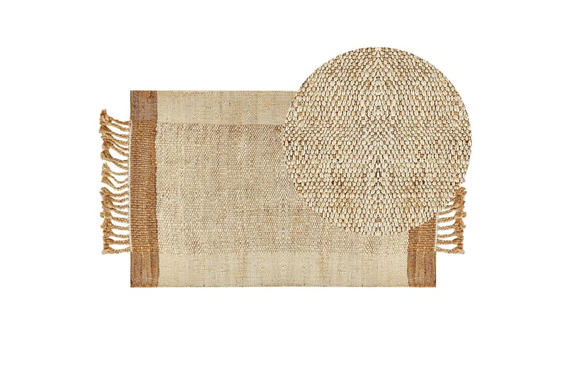 Dedemli Jutematta 80x150 cm - Beige - Textil & mattor - Matta - Modern matta - Jutematta & hampamatta