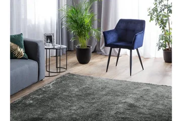 Demre Matta 200x200 cm - Mörkgrå - Textil & mattor - Matta - Modern matta - Ryamatta