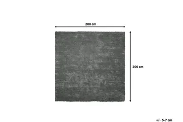 Demre Matta 200x200 cm - Mörkgrå - Textil & mattor - Matta - Modern matta - Ryamatta
