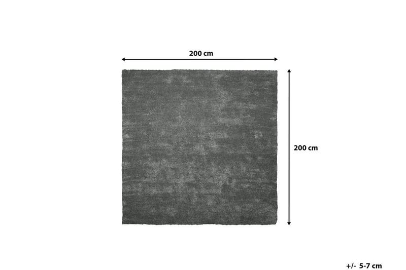 Demre Matta 200x200 cm - Mörkgrå - Textil & mattor - Matta - Modern matta - Ryamatta