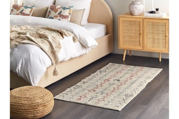 Dispur Bomullsmatta 80x150 cm - Beige - Textil & mattor - Matta - Modern matta - Bomullsmatta