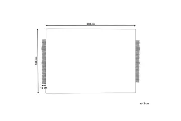 Divarli Ullmatta 140x200 cm - Beige - Textil & mattor - Matta - Modern matta - Ullmatta