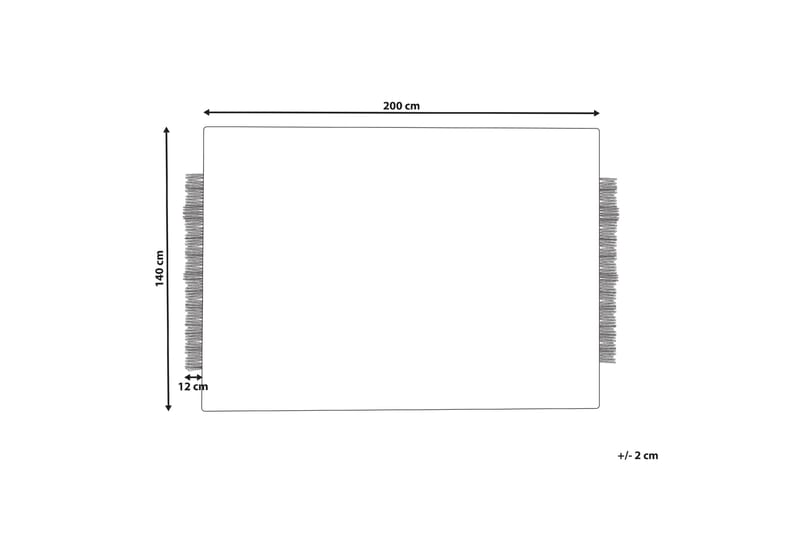 Divarli Ullmatta 140x200 cm - Beige - Textil & mattor - Matta - Modern matta - Ullmatta