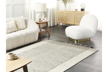 Divarli Ullmatta 140x200 cm - Beige - Textil & mattor - Matta - Modern matta - Ullmatta