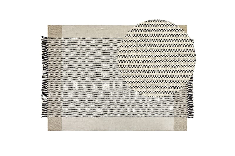 Divarli Ullmatta 160x230 cm - Beige - Textil & mattor - Matta - Modern matta - Ullmatta