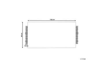 Divarli Ullmatta 80x150 cm - Beige - Textil & mattor - Matta - Modern matta - Ullmatta