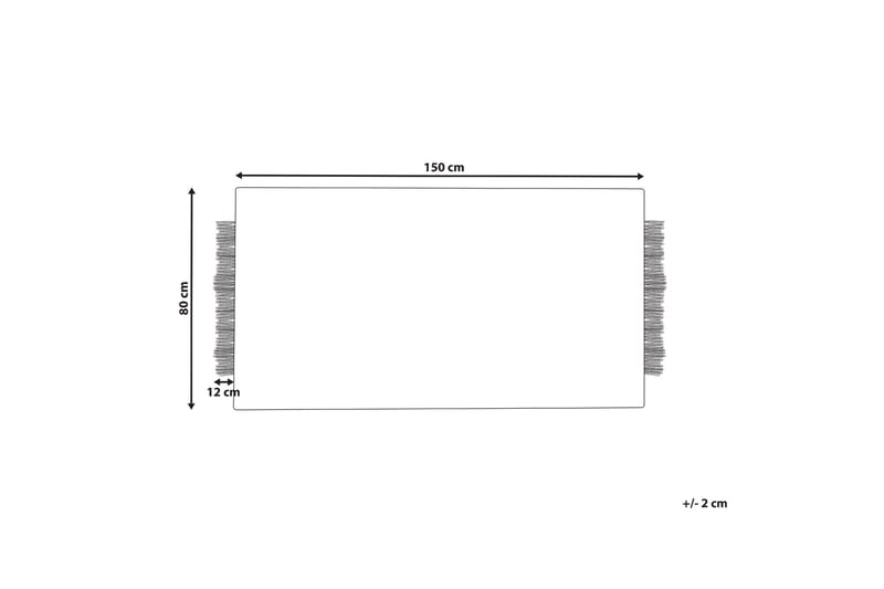 Divarli Ullmatta 80x150 cm - Beige - Textil & mattor - Matta - Modern matta - Ullmatta