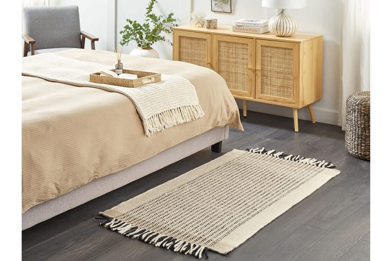 Divarli Ullmatta 80x150 cm - Beige - Textil & mattor - Matta - Modern matta - Ullmatta