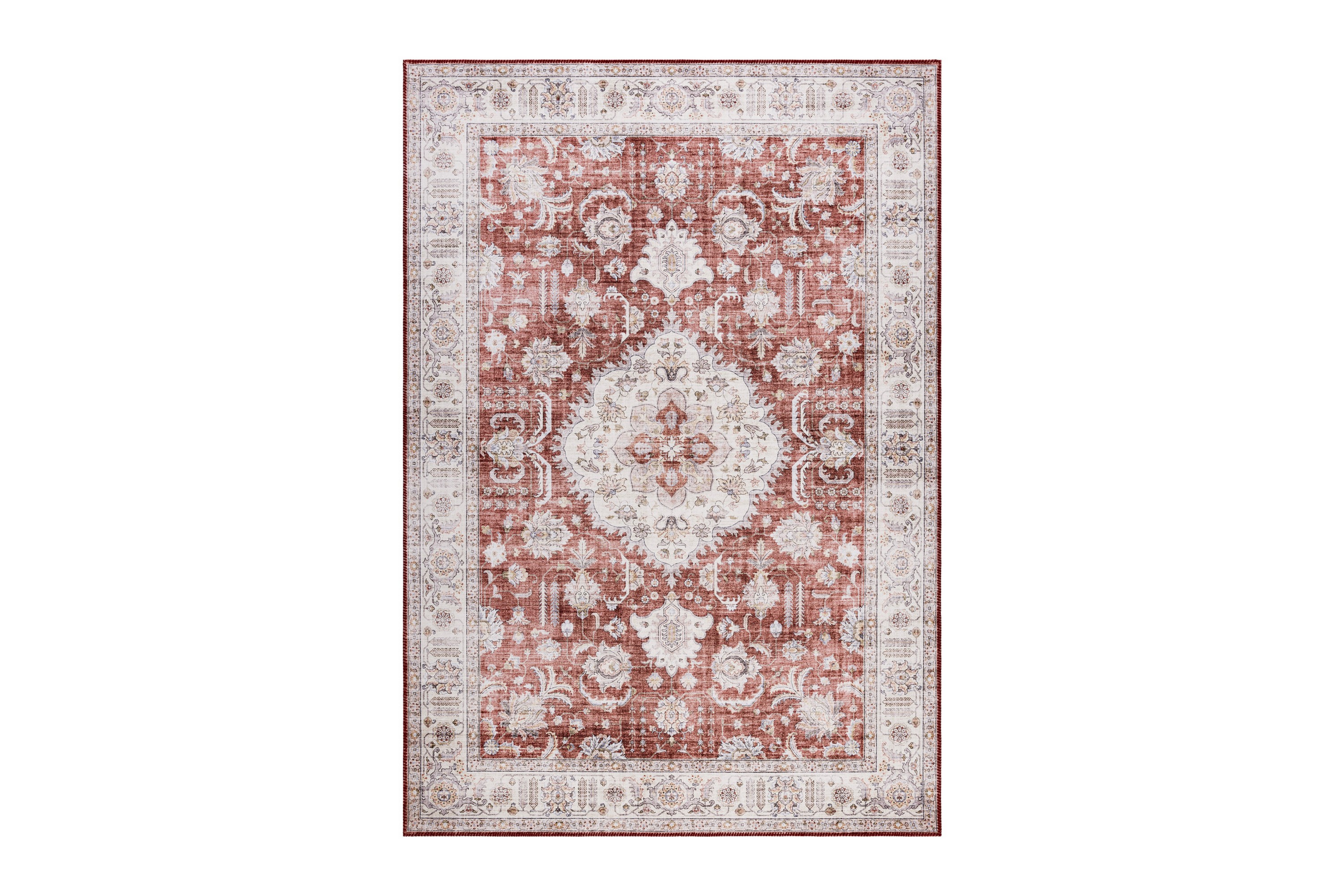Dolce Wiltonmatta 160x230 cm Rektangulär Röd