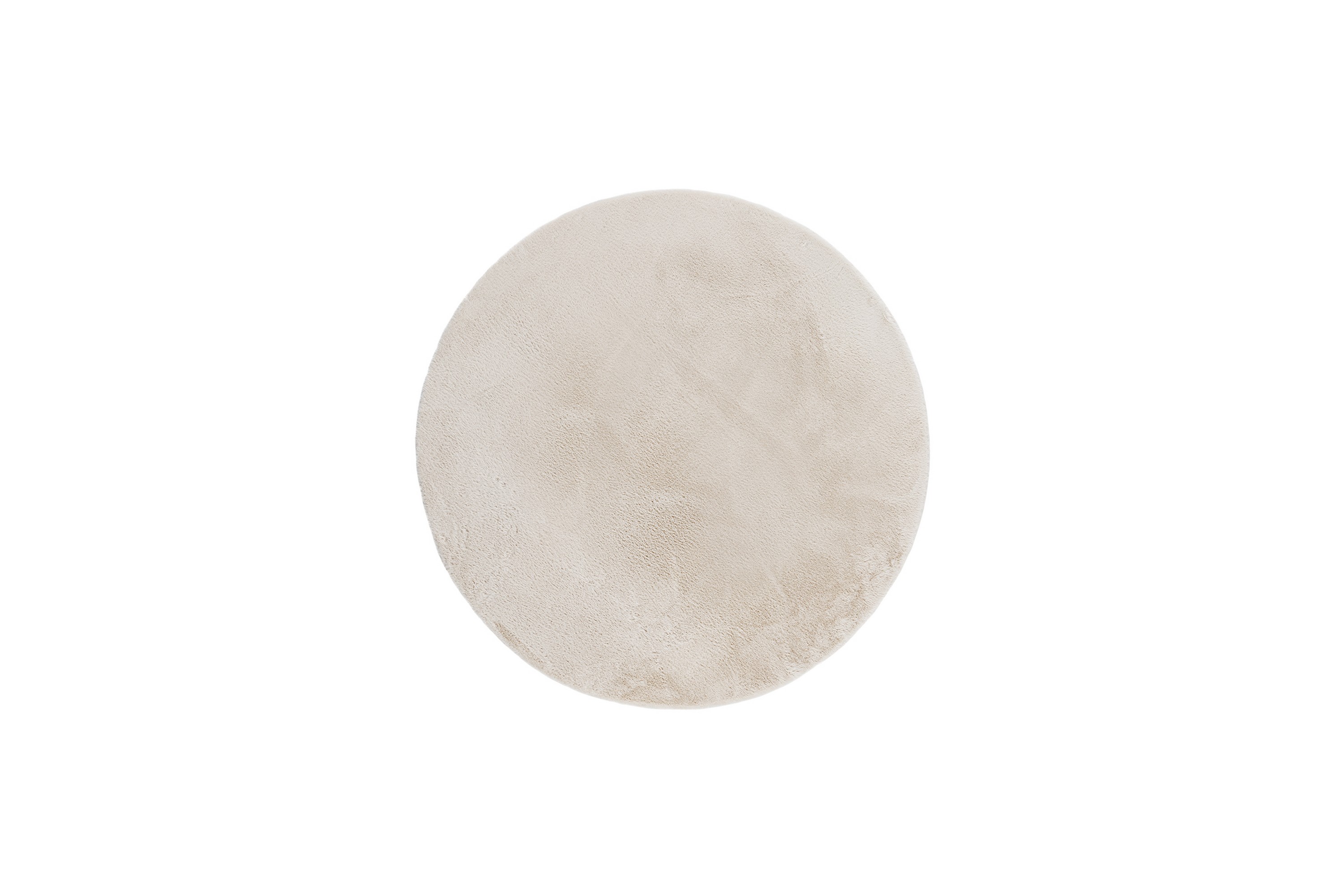 Dream Ryamatta Natur 120 cm Rund Beige