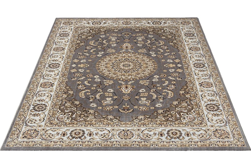 Dubai Medallion Wiltonmatta 80x300 cm - Grå - Textil & mattor - Matta - Modern matta - Wiltonmatta