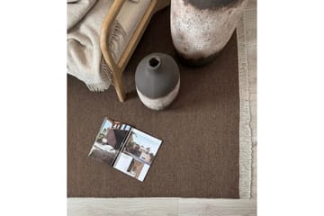 Eden Ullmatta 250x250 cm Kvadratisk - Brun - Textil & mattor - Matta - Modern matta - Ullmatta