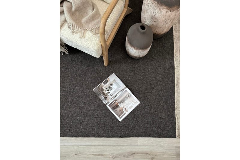 Eden Ullmatta 75x230 cm Rektangulär - Taupe - Textil & mattor - Matta - Modern matta - Ullmatta