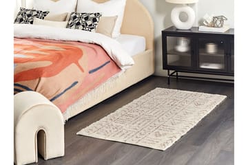 Edirne Bomullsmatta 80x150 cm - Beige - Textil & mattor - Matta - Modern matta - Bomullsmatta