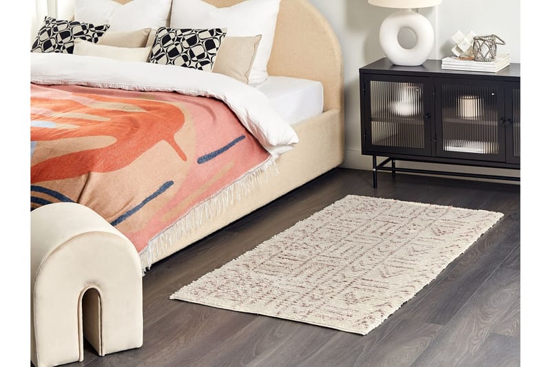 Edirne Bomullsmatta 80x150 cm - Beige - Textil & mattor - Matta - Modern matta - Bomullsmatta