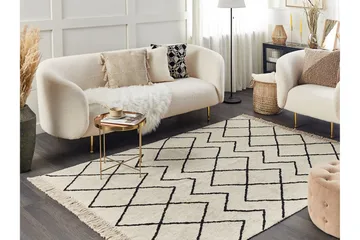 Eldes Ryamatta 160x230 cm - Beige - Textil & mattor - Matta - Modern matta - Ryamatta