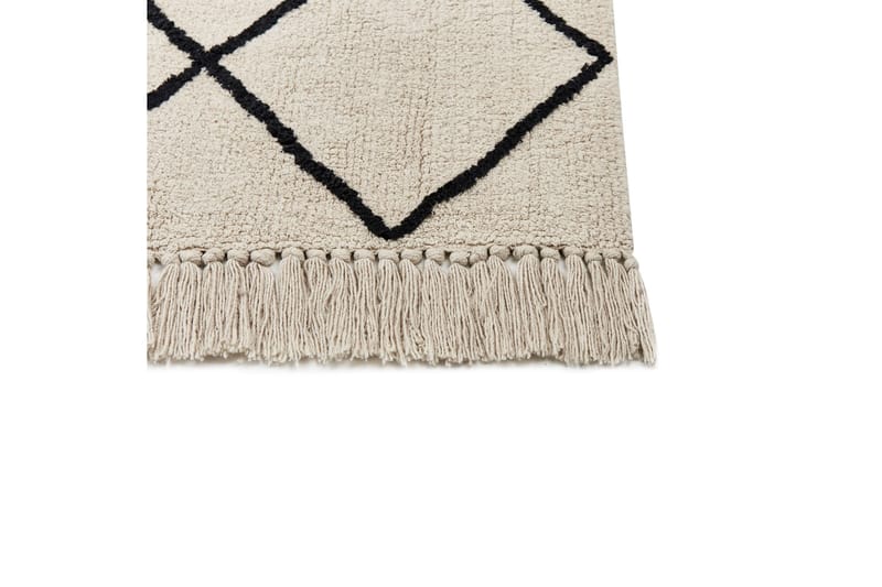 Eldes Ryamatta 160x230 cm - Beige - Textil & mattor - Matta - Modern matta - Bomullsmatta
