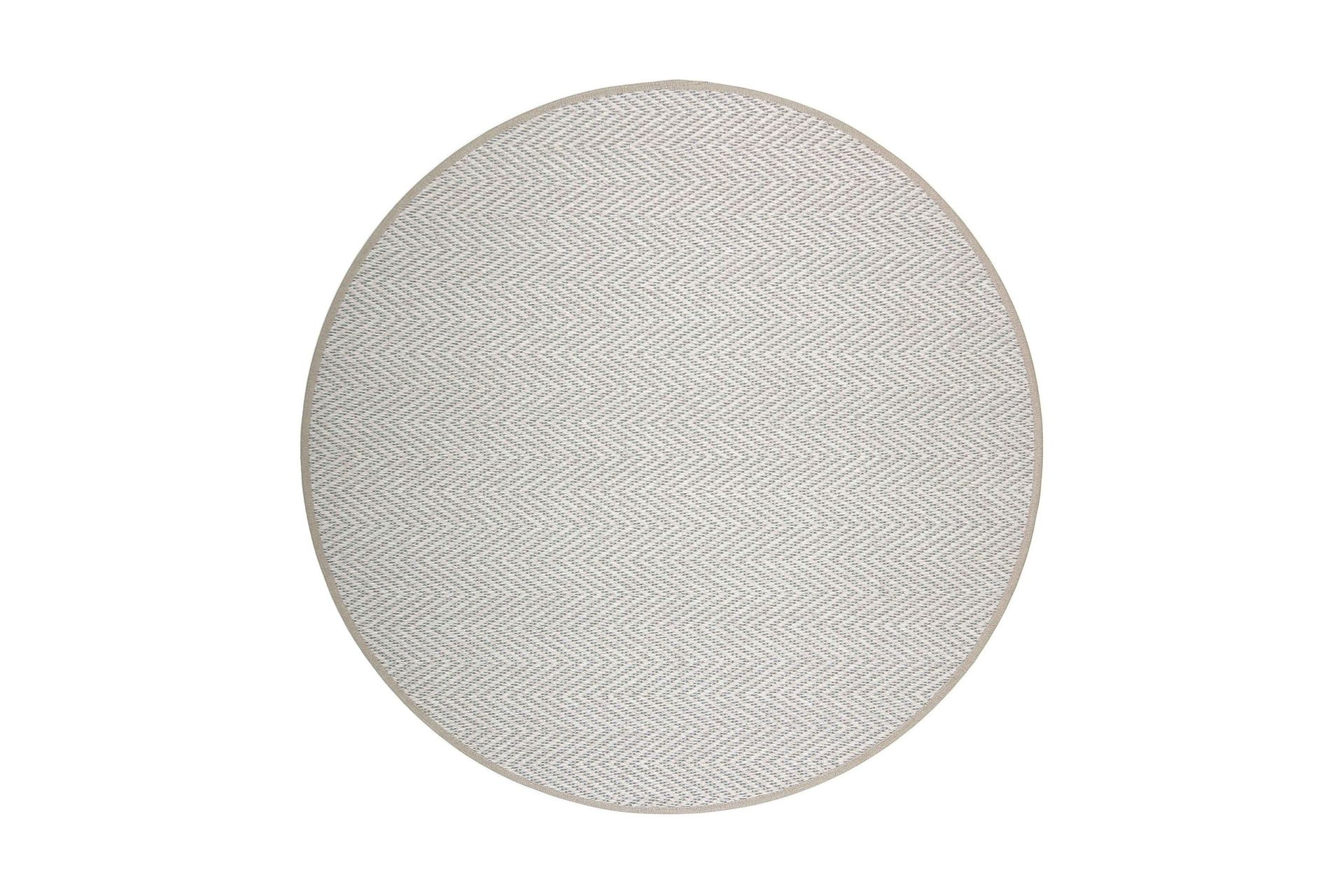Elsa Matta Rund 133 cm Beige - Vm Carpet