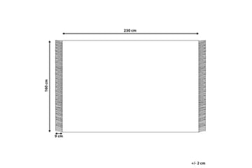 Emirler Ullmatta 160x230 cm - Svart/Vit - Textil & mattor - Matta - Modern matta - Ullmatta