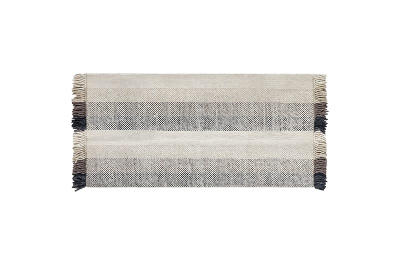 Emirler Ullmatta 80x150 cm, Svart/Vit