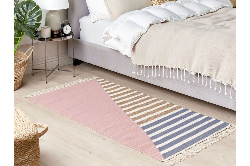 Engiz Ullmatta 80x150 cm - Rosa - Textil & mattor - Matta - Modern matta - Ullmatta