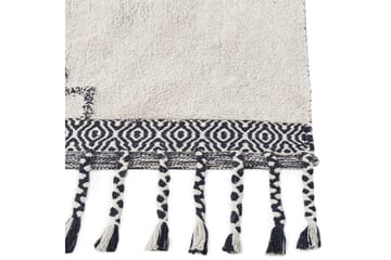 Eray Ryamatta 140x200 cm - Svart/Vit - Textil & mattor - Matta - Modern matta - Ryamatta