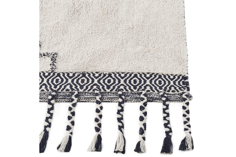 Eray Ryamatta 140x200 cm - Svart/Vit - Textil & mattor - Matta - Modern matta - Ryamatta