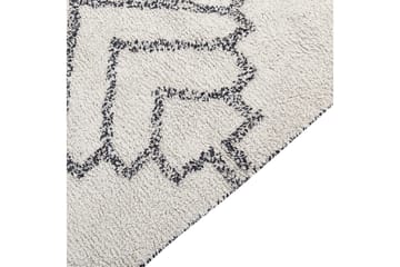 Eray Ryamatta 140x200 cm - Svart/Vit - Textil & mattor - Matta - Modern matta - Ryamatta