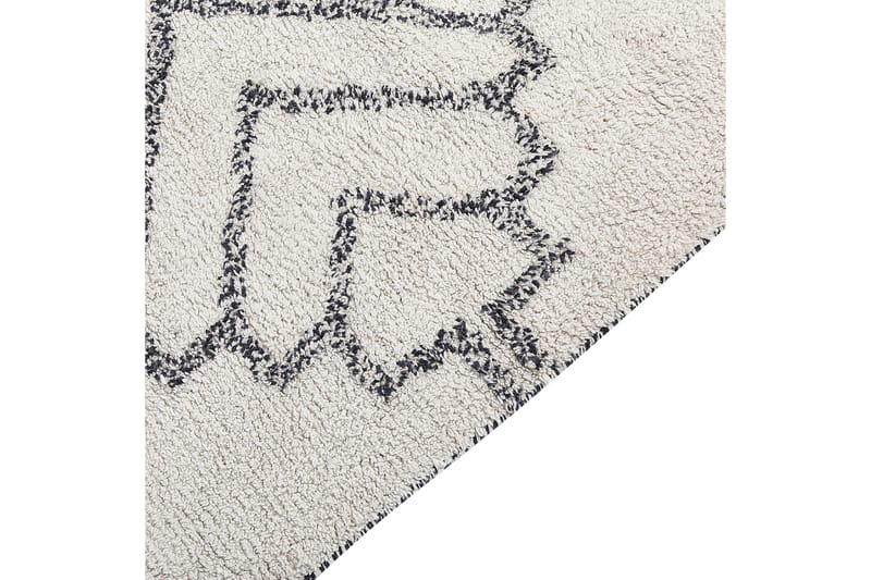 Eray Ryamatta 140x200 cm - Svart/Vit - Textil & mattor - Matta - Modern matta - Ryamatta