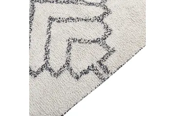 Eray Ryamatta 140x200 cm - Svart/Vit - Textil & mattor - Matta - Modern matta - Ryamatta