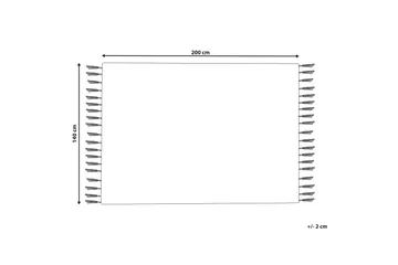 Eray Ryamatta 140x200 cm - Svart/Vit - Textil & mattor - Matta - Modern matta - Ryamatta